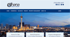 Desktop Screenshot of ohanarealtylv.com